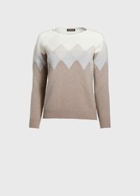 Paul Stuart Wool Blend Diamond Pattern Sweater, thumbnail 1