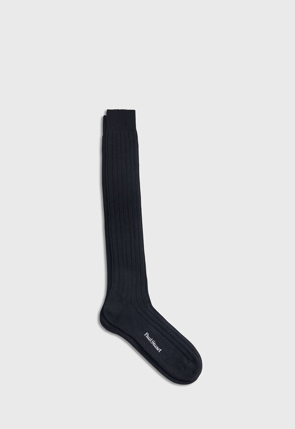 Paul Stuart Cashmere Ribbed Sock, image 1