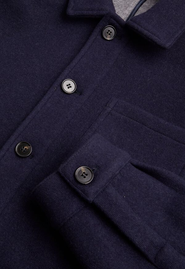 Paul Stuart Double Face Knitted Felt Overshirt Jacket, image 2