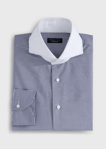 Paul Stuart Micro Horizontal Stripe Dress Shirt