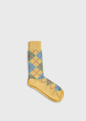 Paul Stuart Cotton Argyle Sock