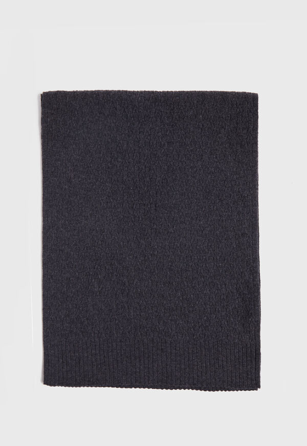 Paul Stuart Cashmere Cable Knit Scarf, image 2