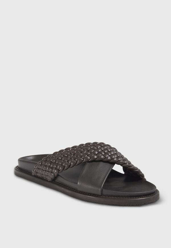 Paul Stuart Palau Woven Leather Slide, image 2
