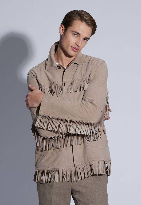 Paul Stuart Suede Fringed Jacket, image 2