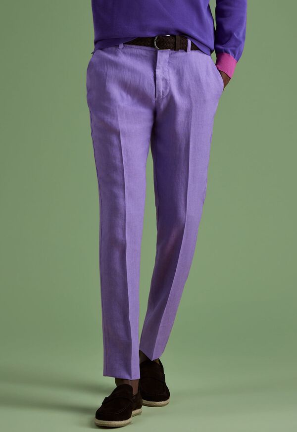 Paul Stuart Garment Washed Linen Pant, image 2