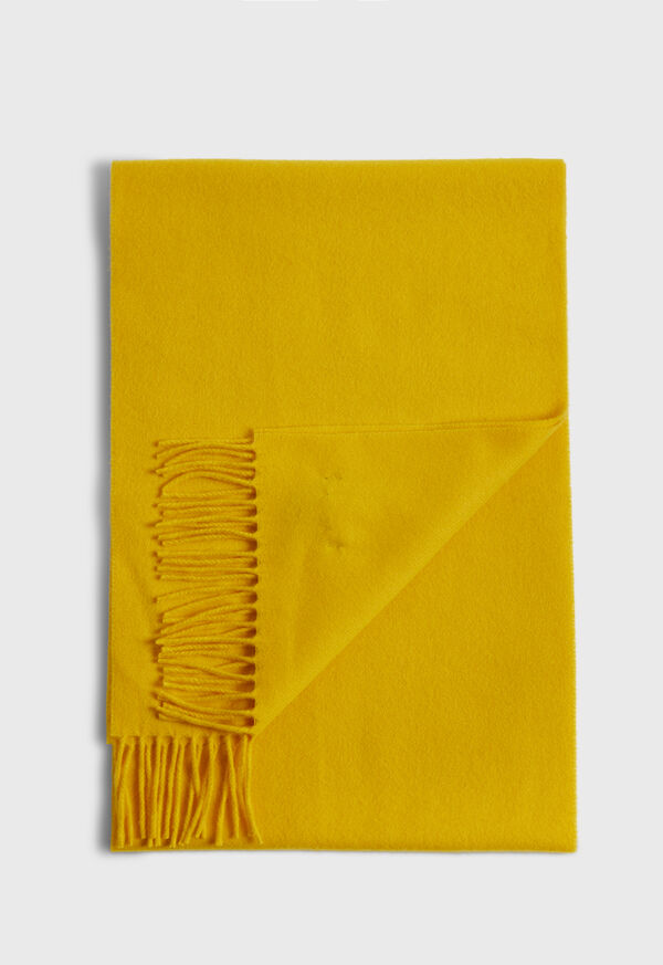 Paul Stuart Cashmere Scarf with Fringe, image 1