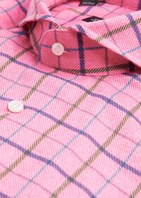 Paul Stuart Brushed Cotton Printed Plaid Sport Shirt, thumbnail 2