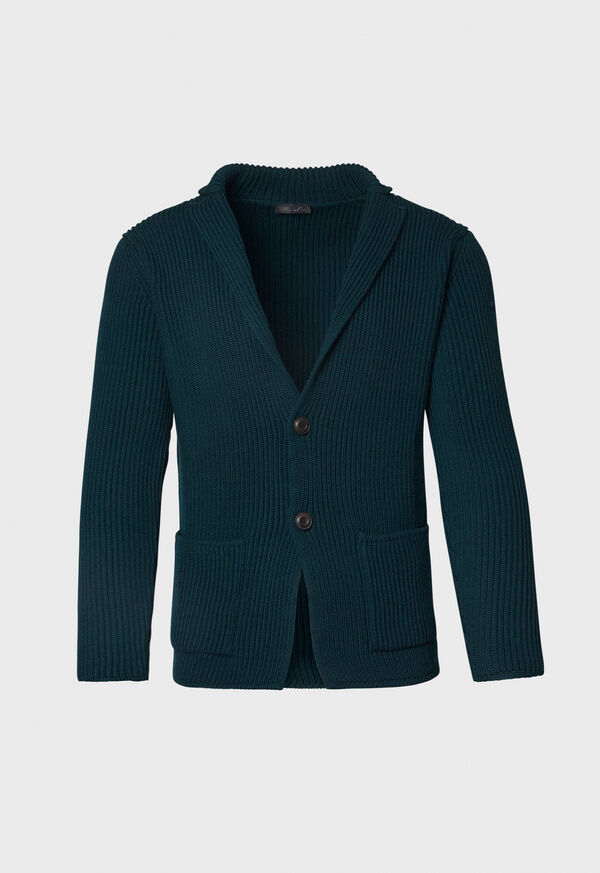 Paul Stuart Merino Wool Sweater Jacket, image 1