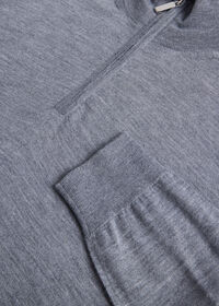 Paul Stuart Cashmere & Silk Quarter Zip Pullover, thumbnail 3