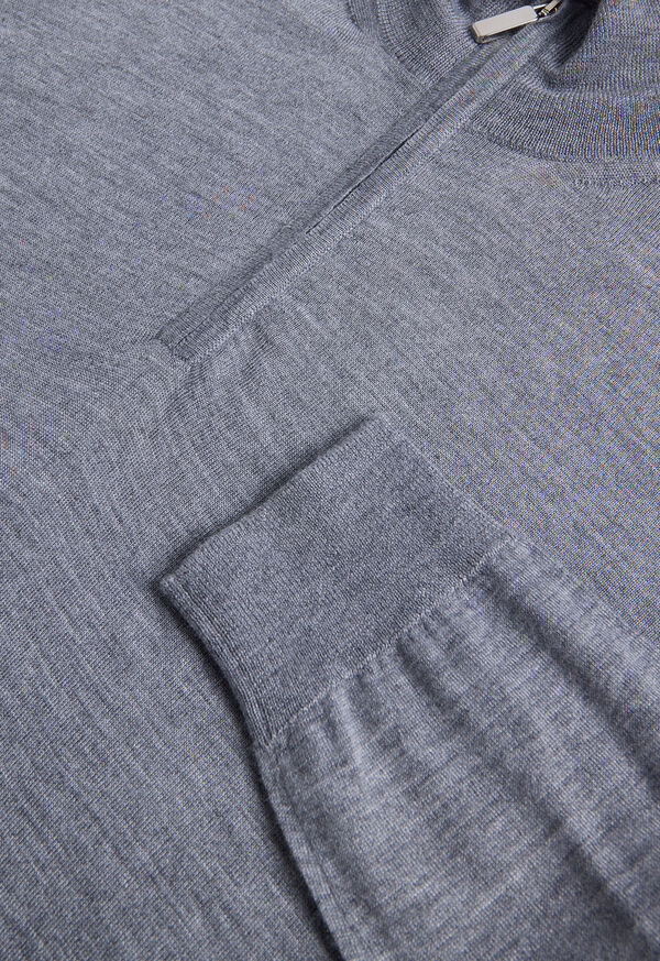 Paul Stuart Cashmere & Silk Quarter Zip Pullover, image 3
