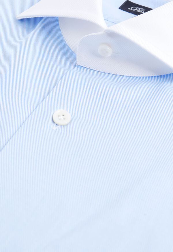 Paul Stuart Twill Contrast Collar Dress Shirt, image 2
