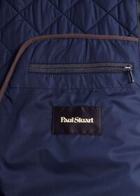 Paul Stuart Quilted Wool Plaid Vest, thumbnail 5