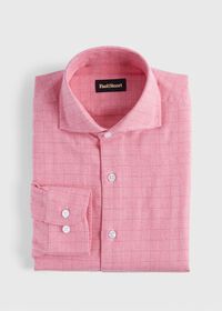 Paul Stuart Parquet Pattern Flannel Sport Shirt, thumbnail 1