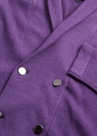 Paul Stuart Double Breasted Shawl Collar Knit Jacket, thumbnail 2