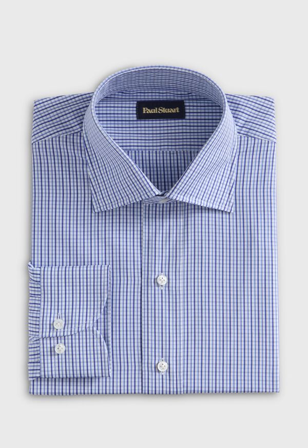 Paul Stuart Small Check Dress Shirt, image 1