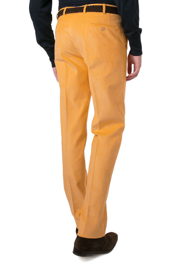 Paul Stuart Yellow Cord Plain Front Trouser, image 2