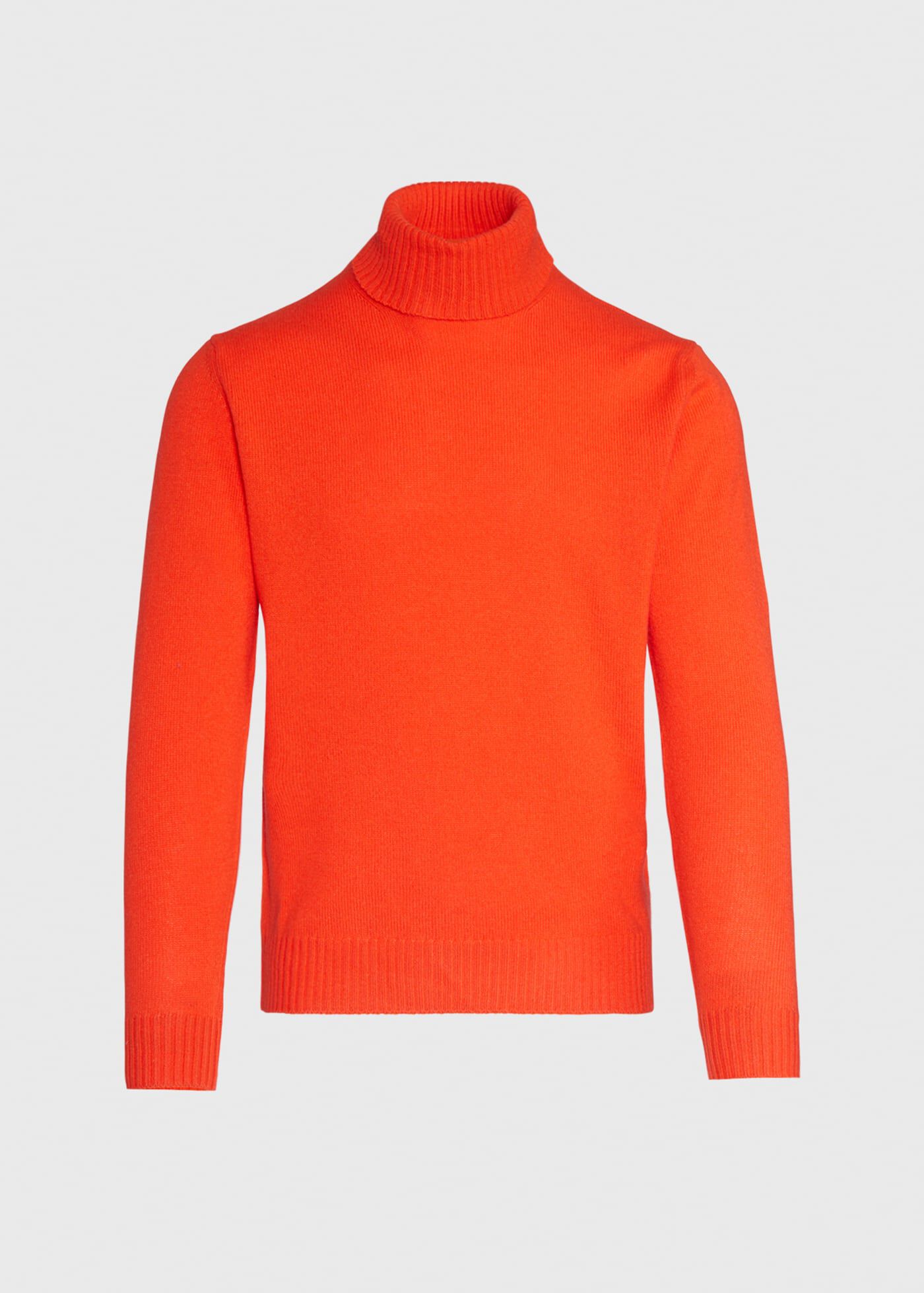 Wool-blend turtleneck sweater