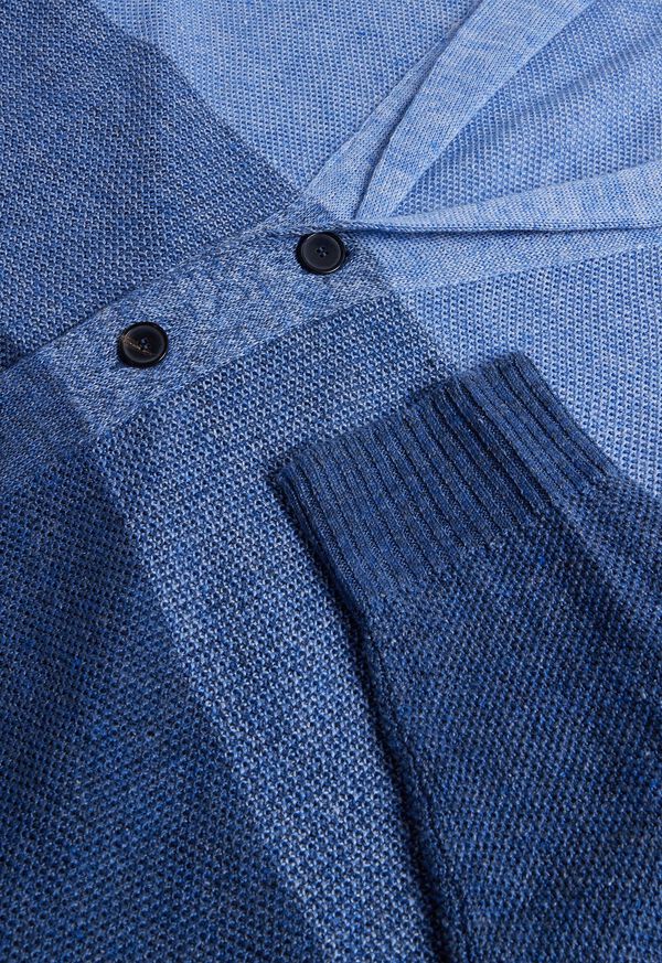 Paul Stuart Linen Rice Stitch D&eacute;grad&eacute; Cardigan, image 3