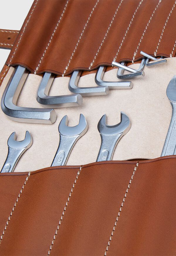 Paul Stuart Vintage Bridle Leather Tool Kit, image 3