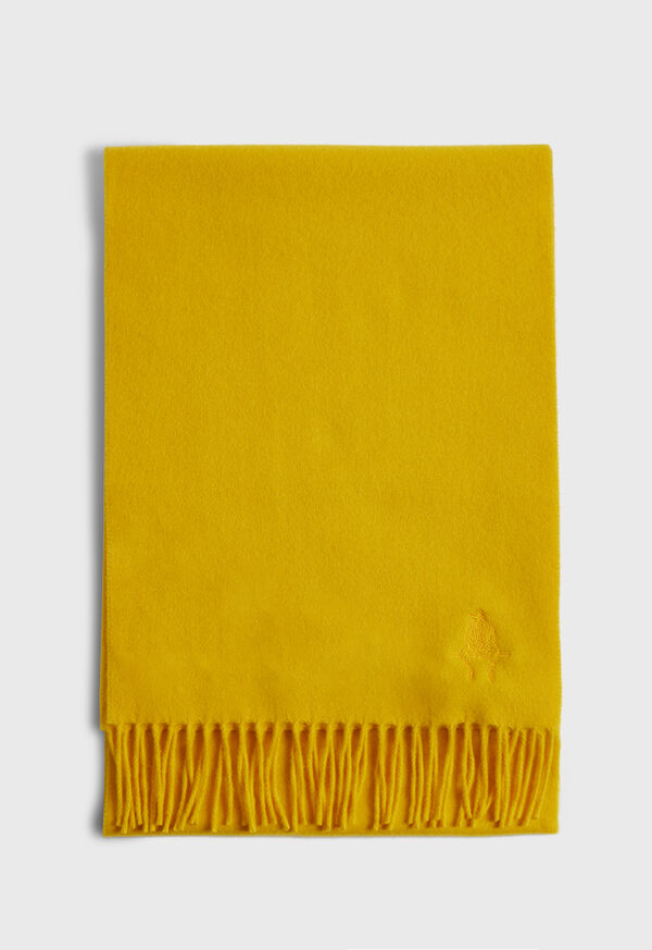 Paul Stuart Cashmere Scarf with Fringe, image 2