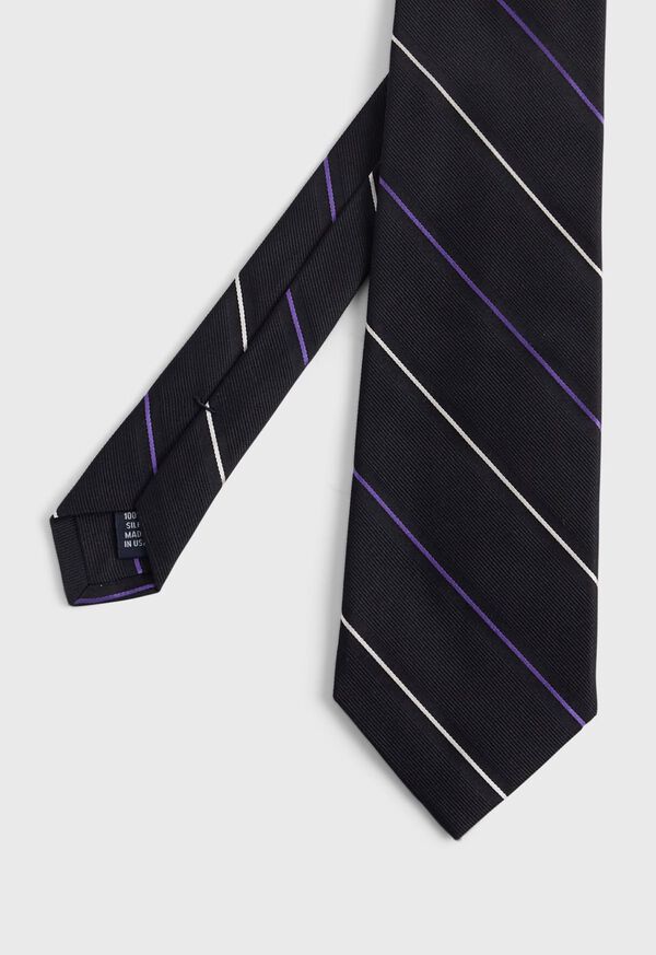 Paul Stuart Woven Stripe Tie, image 1
