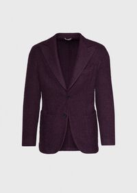 Paul Stuart Solid Crimson Fuzzy Soft Jacket, thumbnail 1