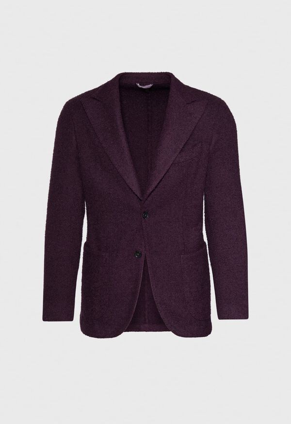 Paul Stuart Solid Crimson Fuzzy Soft Jacket, image 1