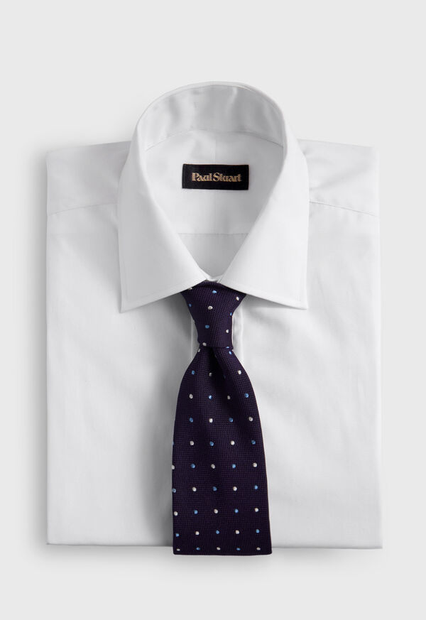 Paul Stuart Silk&nbsp;Woven Dot Tie, image 2