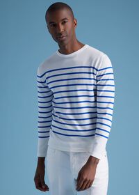 Paul Stuart Striped Crewneck Sweater, thumbnail 2