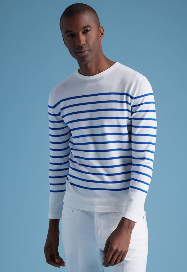 Paul Stuart Striped Crewneck Sweater, image 2