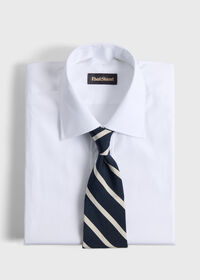 Paul Stuart Woven Silk Regimental Stripe Tie, thumbnail 2