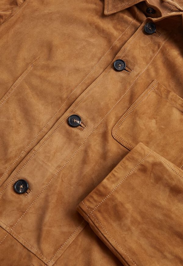 Paul Stuart Suede Shirt Jacket, image 3