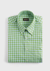 Paul Stuart Cotton Two Color Gingham Sport Shirt, thumbnail 1