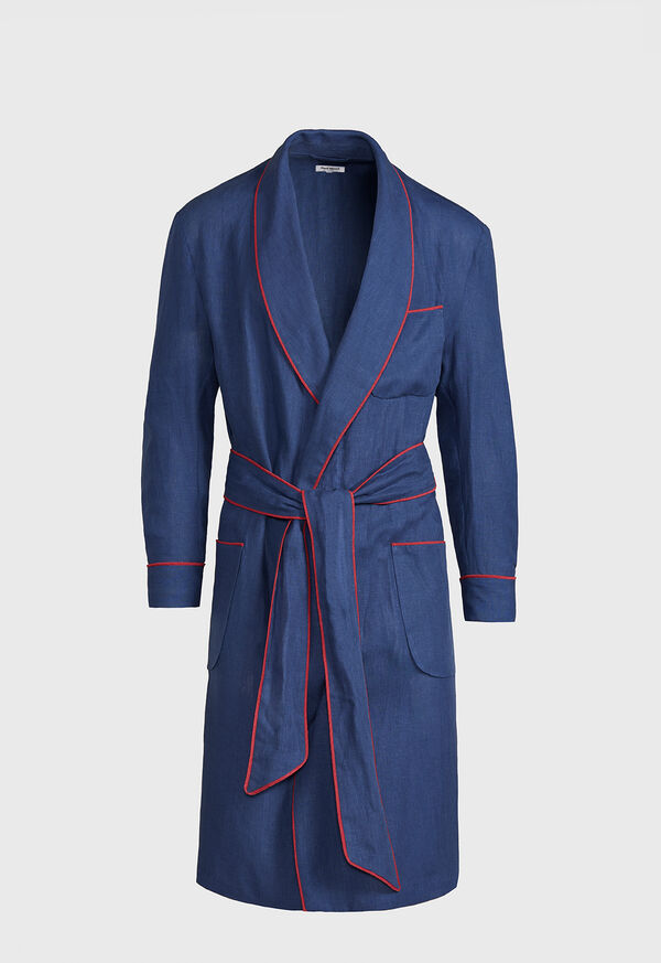 Paul Stuart Solid Linen Robe, image 3