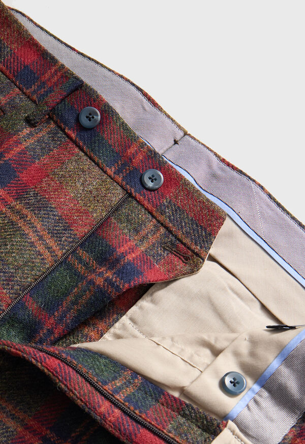 Paul Stuart Shetland Wool Plaid Trouser, image 3