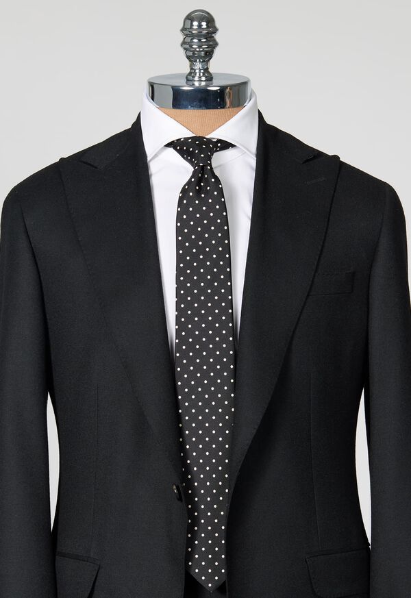 Paul Stuart Printed Silk Dot Tie, image 2