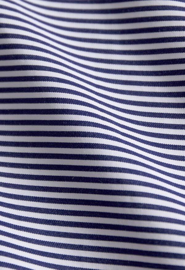 Paul Stuart Micro Horizontal Stripe Dress Shirt, image 4
