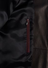 Paul Stuart Leather Bomber Jacket, thumbnail 3