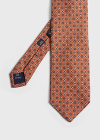 Paul Stuart Silk Floral Medallion Print Tie, thumbnail 1