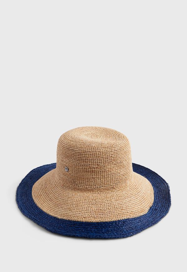 Paul Stuart Sun Hat With Wide Contrast Brim, image 2