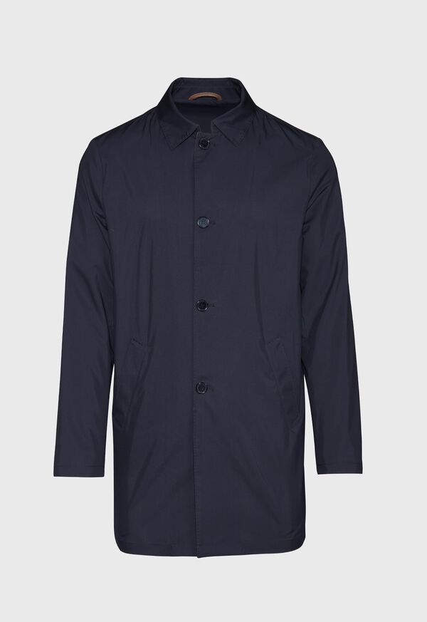 Paul Stuart Silk 3/4 Length Trench Coat, image 1