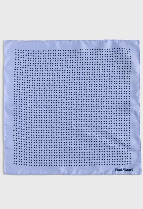 Paul Stuart Printed Silk Dot Pocket Square, image 2