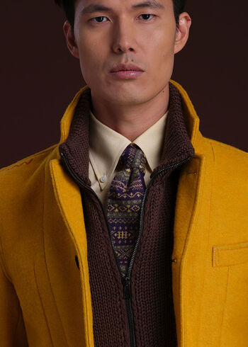 Paul Stuart Cotton Oxford Logo Sport Shirt