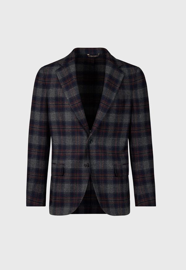 Paul Stuart Wool & Cashmere Plaid Jacket, image 1