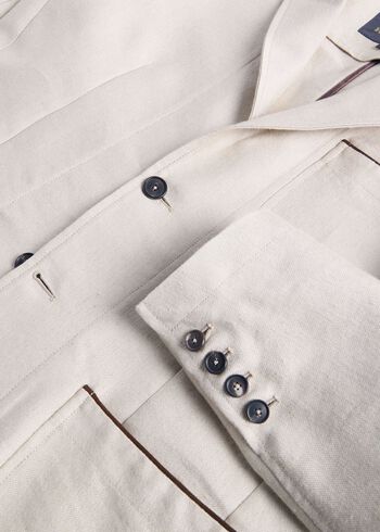 Paul Stuart Linen Technical Canvas Jacket