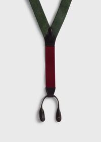 Paul Stuart Leather Trim Suspenders, thumbnail 3