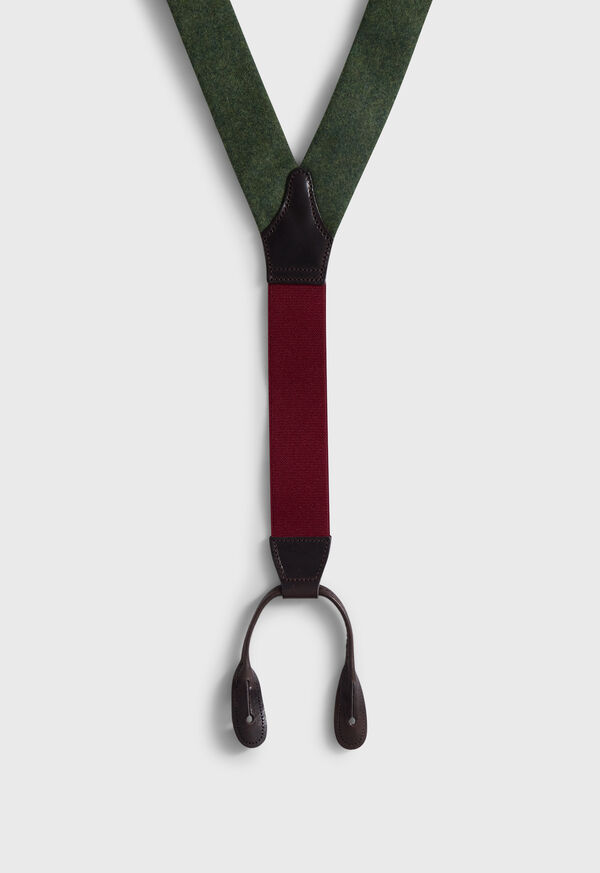 Paul Stuart Leather Trim Suspenders, image 3