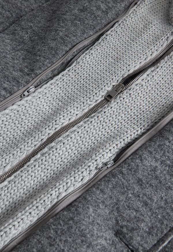 Paul Stuart Wool Jacket with Removable Knit Collar, image 5