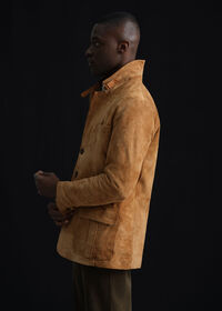 Paul Stuart Raw Edge Distressed Suede Jacket, thumbnail 2