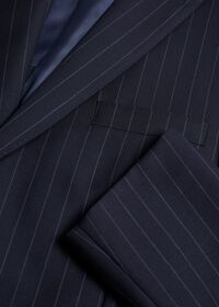Paul Stuart Navy Stripe Super 110s Wool Suit, thumbnail 2